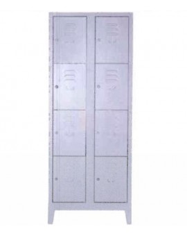 Armadio portaborse in metallo a 8 posti misura 69x50x180 con serrature singole
