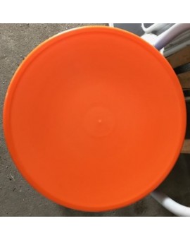 Sedile ricambio fondello per sedia thonet vienna di colore arancio polipropilene