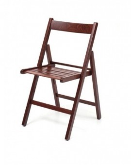 4 sedia MATERIALE legno di faggio pieghevole di colore wenge'
