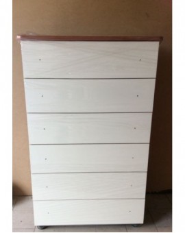 Settimino mobile cassetti serie Cassa Ciliegio Cassetti Panna 75 cm